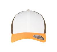 Flexfit Yupoong 3-Tone Cap Relaxed Style Tri-Coloured Pre-Curved Visor