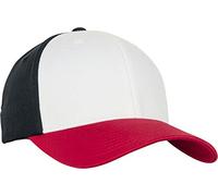 Flexfit Mens 3-tone Red/White/Black L/Xl Yupoong Headwear, Red/white/black, L-XL EU