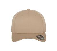 Flexfit 5 Panel Baseball Cap - Unisex Mütze, Kappe für Herren und Damen, einfarbige Basecap, rundum geschlossen - Farbe khaki, Größe L/XL