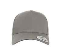 Flexfit Unisex 5-panel Curved Classic Snapback Yupoong Flexfit Headwear, Grey