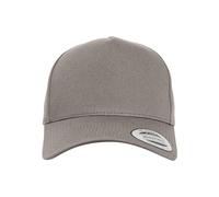 Flexfit Unisex 5-panel Curved Classic Snapback Yupoong Flexfit Headwear, Grey