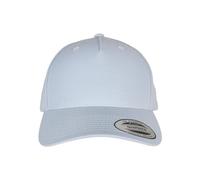 Flexfit 5-Panel Premium Curved Visor Snapback Cap Baseball, Ballad Blue, One Size