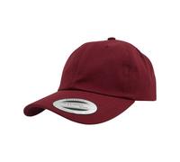 Flexfit 6-panel Baseball Cap With Buckle Yupoong Maroon One Size
