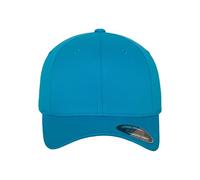 Flexfit 6277 Wooly Unisex Combed Cap | 98% Cotton 2% PU Spandex, Mid Profile, Permacurv Visor, Black Undervisor