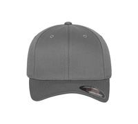 Flexfit 6277 Wooly Unisex Combed Cap | 98% Cotton 2% PU Spandex, Mid Profile, Permacurv Visor, Black Undervisor