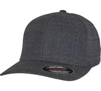 Flexfit 6277fm-fine Melange Baseball Cap, Charcoal, L/XL