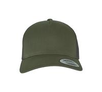 Flexfit 6506-5-panel Retro Trucker Cap Baseball, Chocolate chip/Greyish Brown, One Size