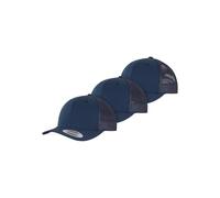 Flexfit 6606b-retro Trucker 3-Pack Baseball Cap, Navy+Navy+Navy, One Size