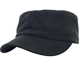 Flexfit Adjustable Top Gun Ripstop Kappe, Black, One Size