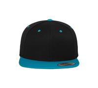 Flexfit Mens Kappe Classic Snapback 2-tone Baseball Cap, - Blk/teal