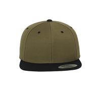 Flexfit Adult Hat Classic Snapback 2 Tone - Olive/Black, one size