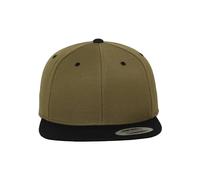 Flexfit 6089MT Two Tone Classic Snapback Cap Olive/Black Colour: Olive One Size