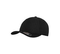 Flexfit Adult Hat Pinstripe - Black/White, Large/X-Large