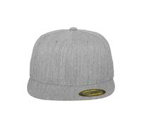 Flexfit Mens Premium 210 Fitted Cap, Heather Grey, L-XL EU