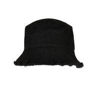 Flexfit Alpha Open Edge Bucket Hat Yupoong Black One Size