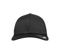 Flexfit by Yupoong Athletic Mesh Cap 6777 - Sporty Fit, Silver Underside - Black, One Size