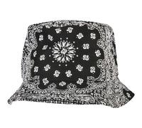 Flexfit Bandana Print Bucket Hat Angler Sun Hat Floral Style AOP