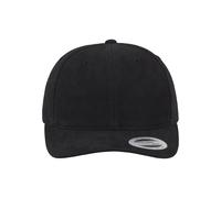 Flexfit Brushed Cotton Twill Mid-Profile Kappen, Black, one Size