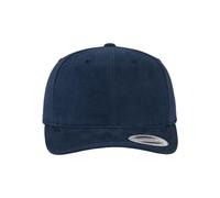 Flexfit Brushed Cotton Twill Mid-Profile Kappen, Navy, one Size