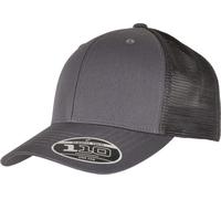 Flexfit Yupoong Melange Trucker Cap Adjustable Mesh Cotton Polyester