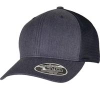 Flexfit Yupoong Melange Trucker Cap Adjustable Mesh Cotton Polyester