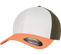 Flexfit Yupoong 3-Tone Cap Relaxed Style Tri-Coloured Pre-Curved Visor