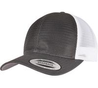 Flexfit Unisex YP Classics 360 OMNIMESH Cap 2-Tone Baseballkappe, Black/White, one Size