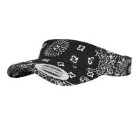 Flexfit Yupoong Bandana Print Visor Adjustable Cotton Polyester Summer