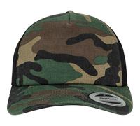 Flexfit by Yupoong Camo trucker cap (6606C) - Unisex, Ideal for embroidery