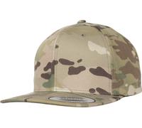 Flexfit Classic Snapback Cap, Black Multicam, One Size