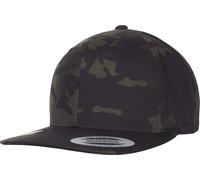 Flexfit Classic Snapback Cap, Black Multicam, One Size