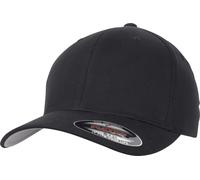 Flexfit Cap Yupoong Brushed Twill Wool Blend Silver Undervisor Black S/M
