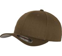 Flexfit Unisex Flexfit Wooly Combed Baseballkappe, Schwarz (blk/blk), S/M EU