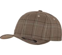 Flexfit by Yupoong Unisex Baseball Cap - Glen Check (6196) - Black/White - S/M