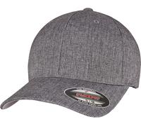 Flexfit Unisex HEATHERLIGHT Cap Baseballkappe, Melange Dark Grey, S/M