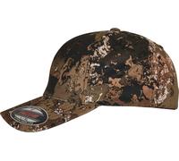 Flexfit Yupoong Veil Camo Cap Curved Visor Adjustable Fit