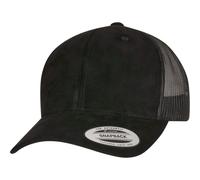 Flexfit Yupoong Imitation Suede Leather Trucker Cap Mesh Back Adjustable