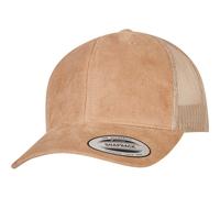 Flexfit Yupoong Imitation Suede Leather Trucker Cap Mesh Back Adjustable