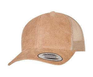Flexfit By Yupoong Imitation Suede Leather Trucker Cap (6606Su)