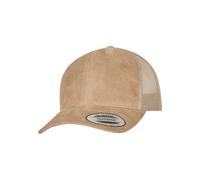 Flexfit by Yupoong Imitation suede leather trucker cap (6606SU) - Unisex