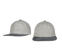 Flexfit by Yupoong Melange velour snapback (6089VM) - Unisex Cap, 80% Acrylic