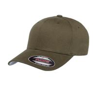 Flexfit by Yupoong Men's Brushed Twill Cap in Dark Green | Size: S/M Flexfit by Yupoong Dark Green S/M