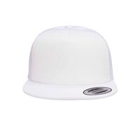 Flexfit by Yupoong Men's Foam Trucker Cap in White Flexfit by Yupoong White One Size