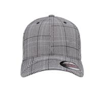 Flexfit by Yupoong Men's Glen Check Cap in Black | Size: S/M Flexfit by Yupoong Black S/M