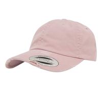 Flexfit by Yupoong Men's Low Profile Destroyed Cap in Pink Flexfit by Yupoong Pink One Size