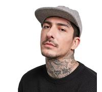 Flexfit by Yupoong Men's Melton Cap in Grey Flexfit by Yupoong Grey One Size