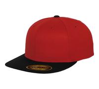 Flexfit by Yupoong Men's Premium 210 Fitted Two Tone Baseball Cap in Red | Size: Large/XL Flexfit by Yupoong Red L/XL