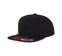 Flexfit by Yupoong Men's Roses Print Snapback Cap in Black Flexfit by Yupoong Black One Size