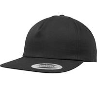 Flexfit Yupoong Unstructured 5 Panel Snapback Cap Casual Cotton Polyester