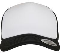 Flexfit by Yupoong YP Classics® curved foam trucker cap - white front (6320W)